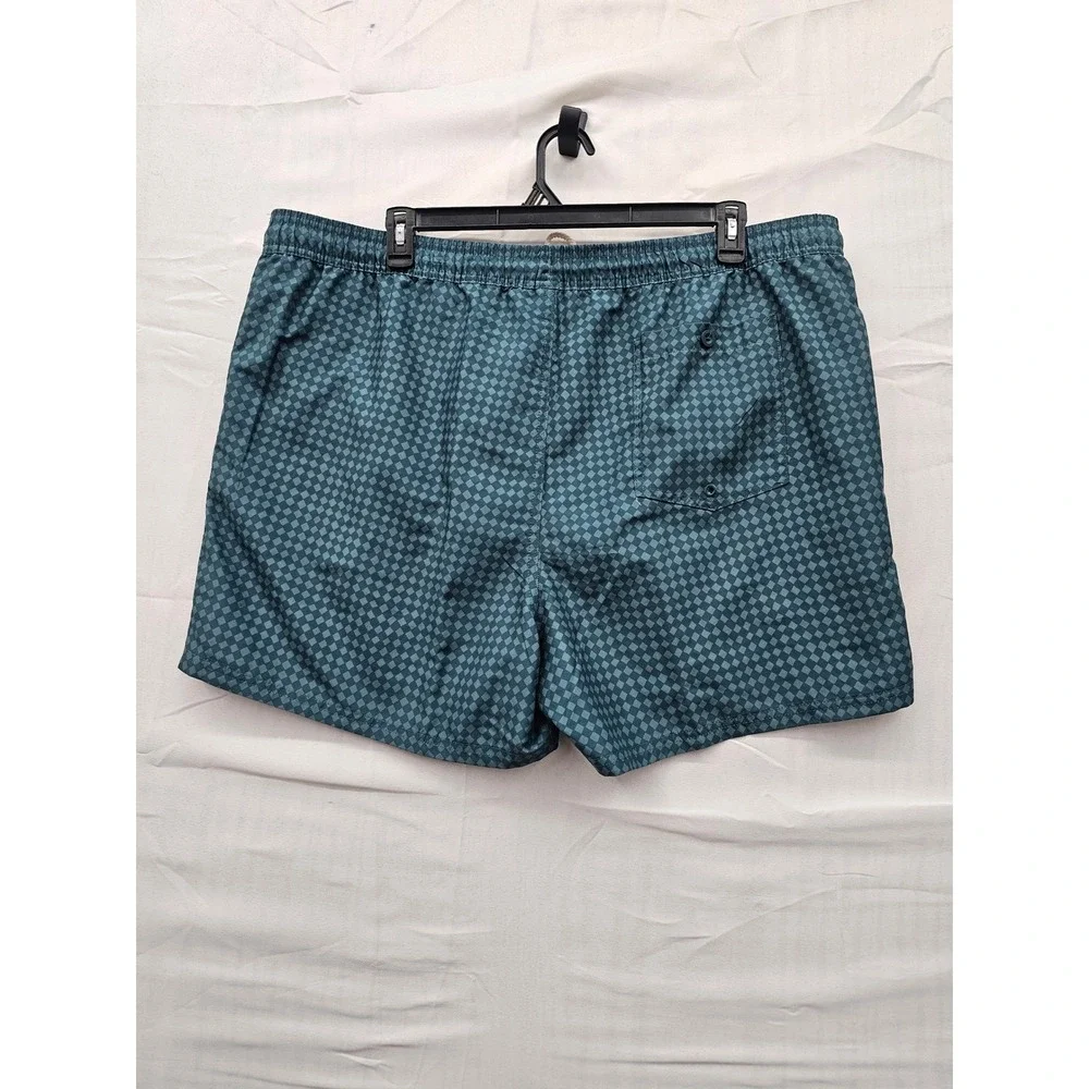 Goodfellow & Co Mens Teal Diamond‎ Checkered 5